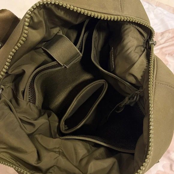 Dagne Dover Moss Green Diaper Backpack, size large - Picture 9 of 12